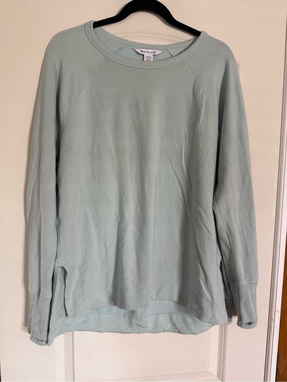 ATHLETA Women's Light Blue Pullover Sweater